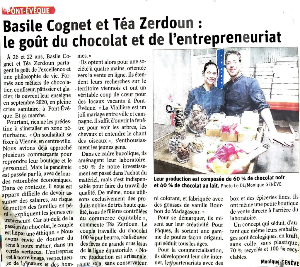 Article Dauphine du 2021